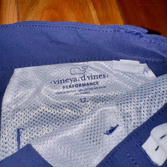 Vineyard Vines Boys Navy Performance Style Pants - Picture 3 of 4